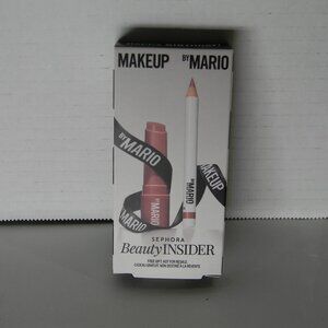 Sephora Makeup by Mario Birthday Gift Set with Lip Serum and Lip Pencil NEW